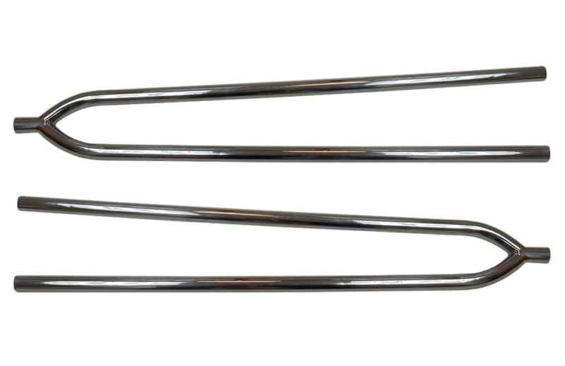 New hot rod polished stainless steel radius rods set for sale 7/8 od 29" long