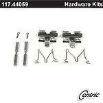 Centric parts 117.44059 rear disc hardware kit