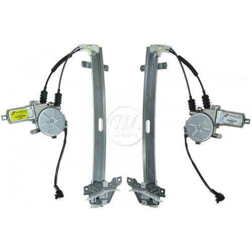 For kia window regulator w/motor rear left & right set pair