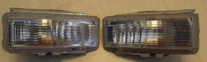 Genuine oem 94 95 96 97 chevy gmc s10 sonoma truck bumper light pair left right 