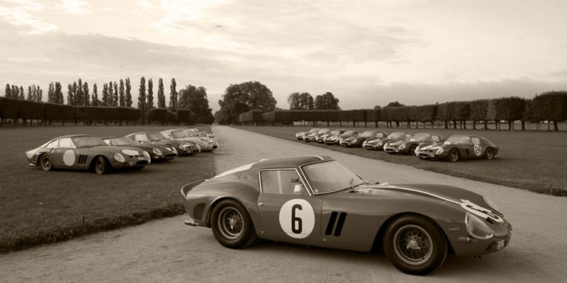 Ferrari 250 gto hd poster classic super car b&w print multiple size available