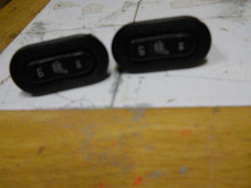 2001-2004 chrysler pt cruiser seat warmer switch set black