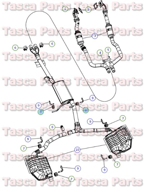 New oem exhaust support isolator dodge charger mangum chrysler 300 #4581790ab