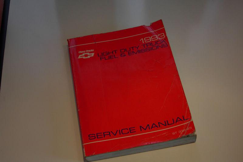 1993 chevrolet light duty truck fuel & emissions  service repair manual 