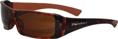 Bomber nitro-bomb polarized sunglasses tortoise w/smoke lens np102