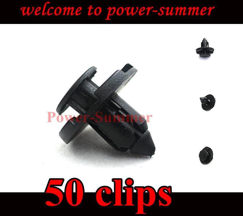 Real  50 plastic rivet fastener bumper push clip infiniti g35 fx35 nissan 350z