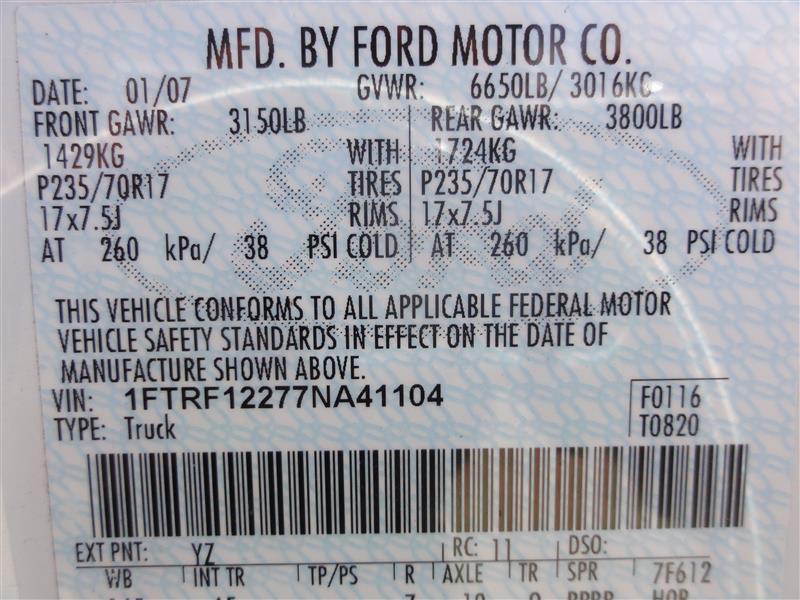 07 ford f150 anti-lock brake part assm