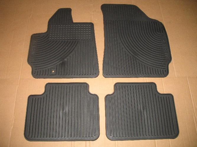 2009 mercury mariner rubber all weather floor mats set oem 05 06 07 08 09 10 11