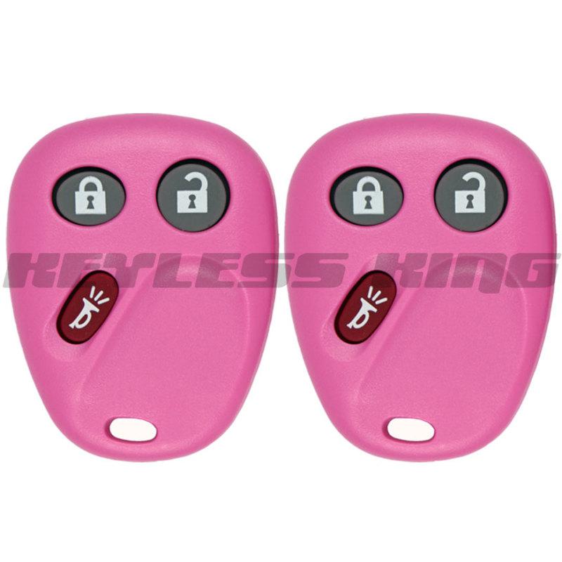 2 new pink replacement keyless entry remote key fob clicker control alarm