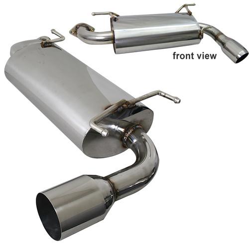 1990-1997 mazda miata mx5 2.5" stainless axle-back exhaust muffler