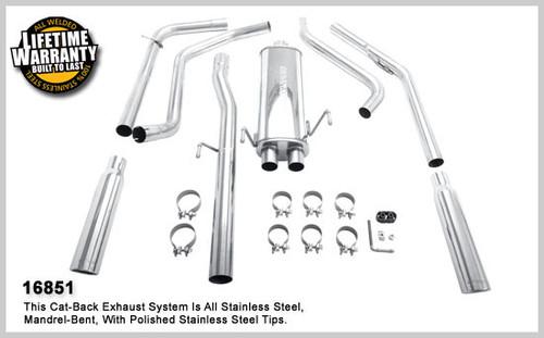 Magnaflow 16851 dodge truck ram 1500 truck stainless cat-back system exhaust