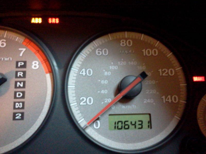 01-02 honda civic speedometer cluster automatic 106k miles all models