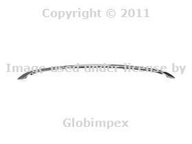 Bmw mini (04-06) chrome bumper cover trim fr center lw + 1 year warranty