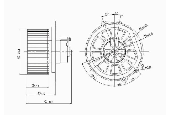 Replacement blower motor assembly 98-02 99 00 01 lincoln continental f7oz19805ba