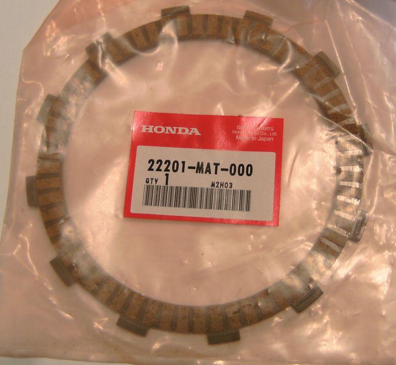 Honda oem 1997-2006 clutch friction disk a 22201-mat-000