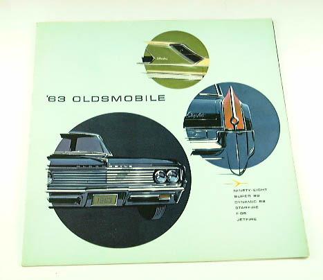 1963 63 olds oldsmobile brochure super 88 f-85 dynamic