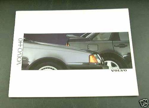 1990 90 volvo 440 brochure gle gl turbo 4dr