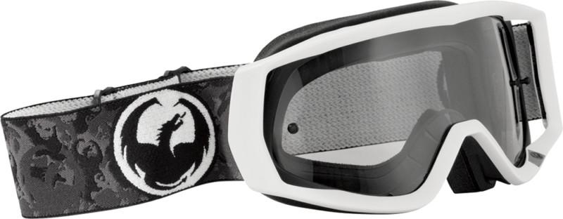 Dragon alliance vendetta anti-fog goggles white/clear lens