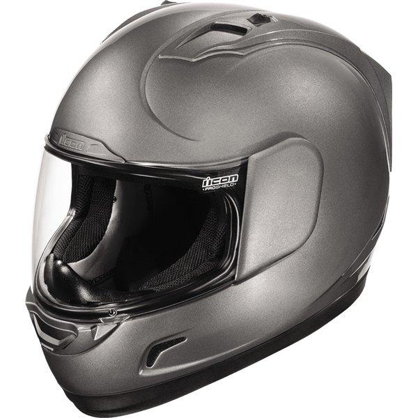 Medallion gloss l icon alliance solid full face helmet