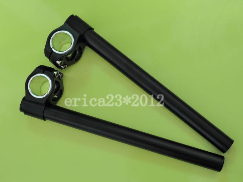 26mm clip on handle bars black color 1 pair 