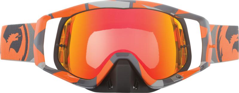 Dragon alliance vendetta ionized goggles flair orange/red lens