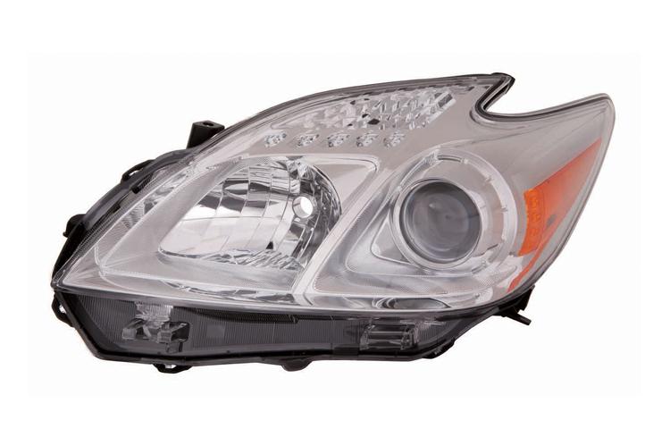 Pair replacement headlights 12 toyota prius halogen type 8117047520 8113047520