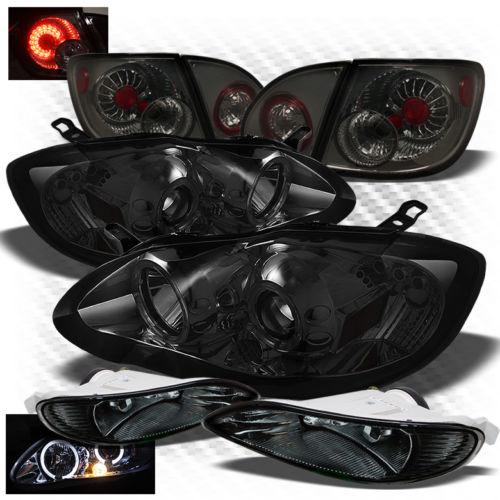 05-08 corolla smoke pro headlights + philips-led perform tail lights + fog light