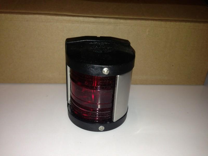 Aqua signal red port navigation light 12v 10w #25300-1 new + free shipping