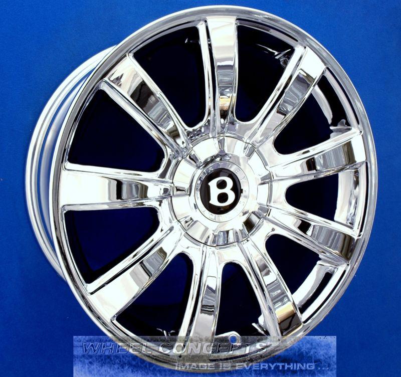 Bentley continental gt gtc flying spur 19 inch chrome wheels rims 19" new oem
