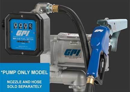 Gpi m-3120-po/mr 5-30-l6n 115v ac heavy duty fuel system - litres  (assembled)