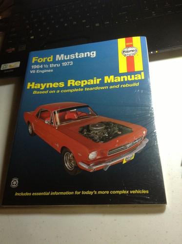 Haynes repair manual, ford mustang v8 engines, 1964 1/2 thru 1973, new, 003578