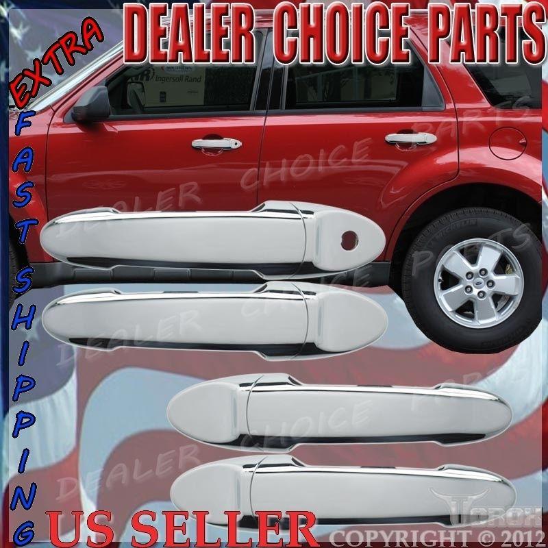 Ford escape 2008-2012 4 door dr chrome door handle covers