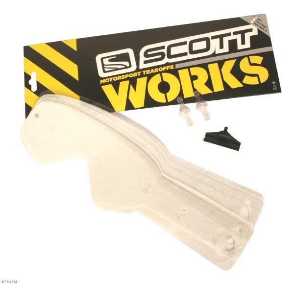 55-6155 scott works 80's recoil series 20 pack tearoffs tear offs mx atv 