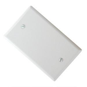 Diamond blank wall plate, white 52489