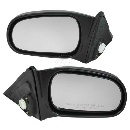 96-00 honda civic 4 door sedan power side mirrors left lh & right rh pair set