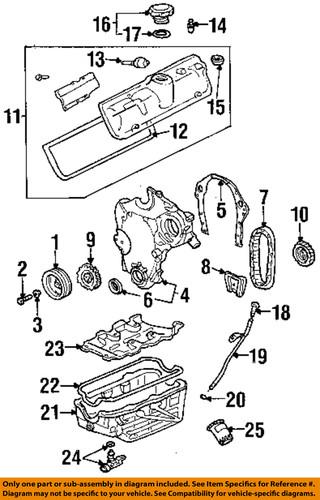 Gm oem 14001875 crankcase breather part/pcv valve grommet