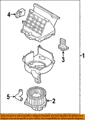 Chevrolet gm oem 96435889 evaporator & heater-resistor