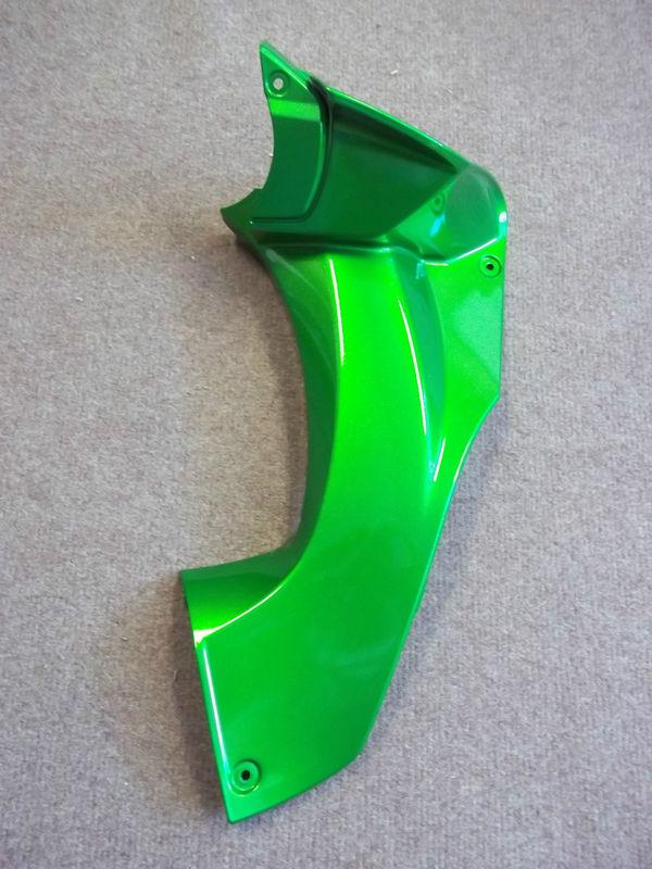 2012 kawasaki  zx14r zx14 zx 14r new green rh inner cowling trim fairing