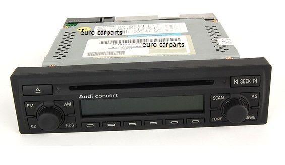  audi concert ii cd player radio stereo s4 s6 a4 a6 98 99 tt 2000 01 02 03 04