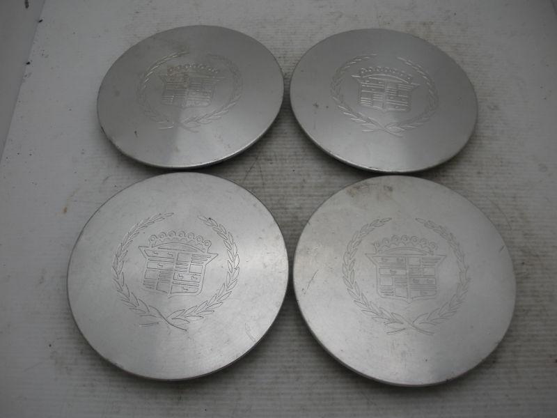 Set of 4 oem 96 97 98 99 cadillac deville wheel center caps hubcaps