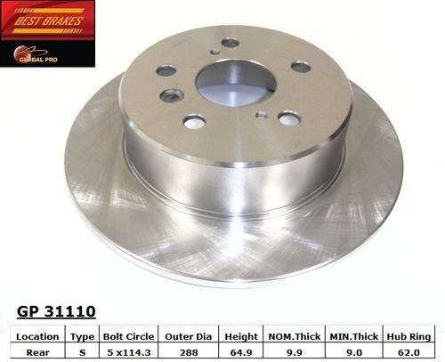 Best brakes usa gp31110 rear brake rotor/disc-disc brake rotor