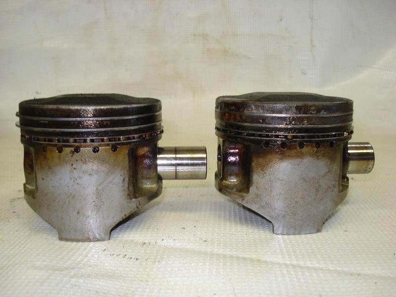 75 yamaha tx 500 tx500 xs500 xs - pistons and wristpins / piston set & pins