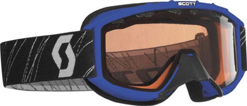 New scott 89 si snowcross youth goggles, blue, one size