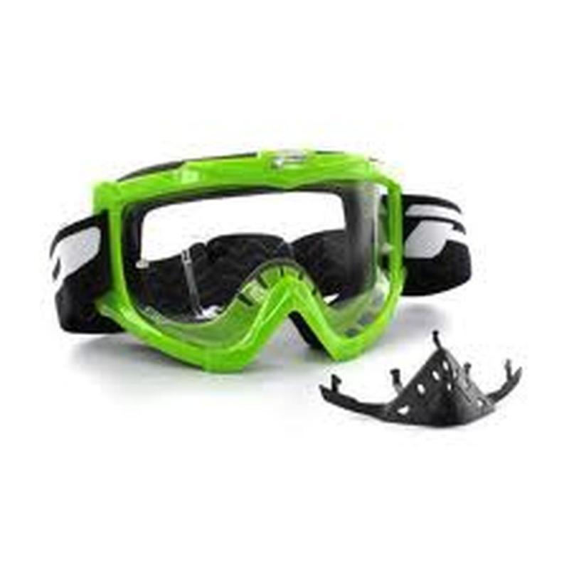 New progrip 3301 sport line 2011/2012 adult goggles, green, one size