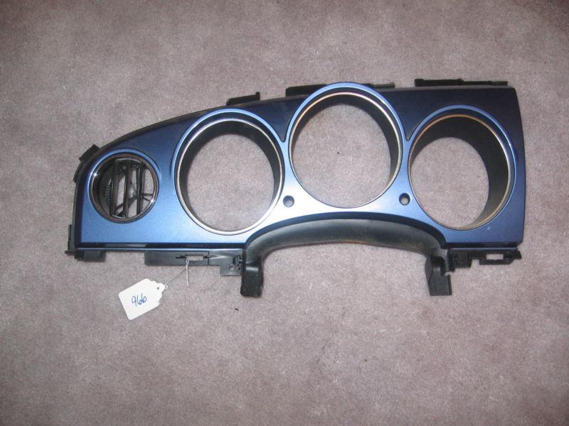 06 07 blue chrysler pt cruiser speedometer bezel trim oem