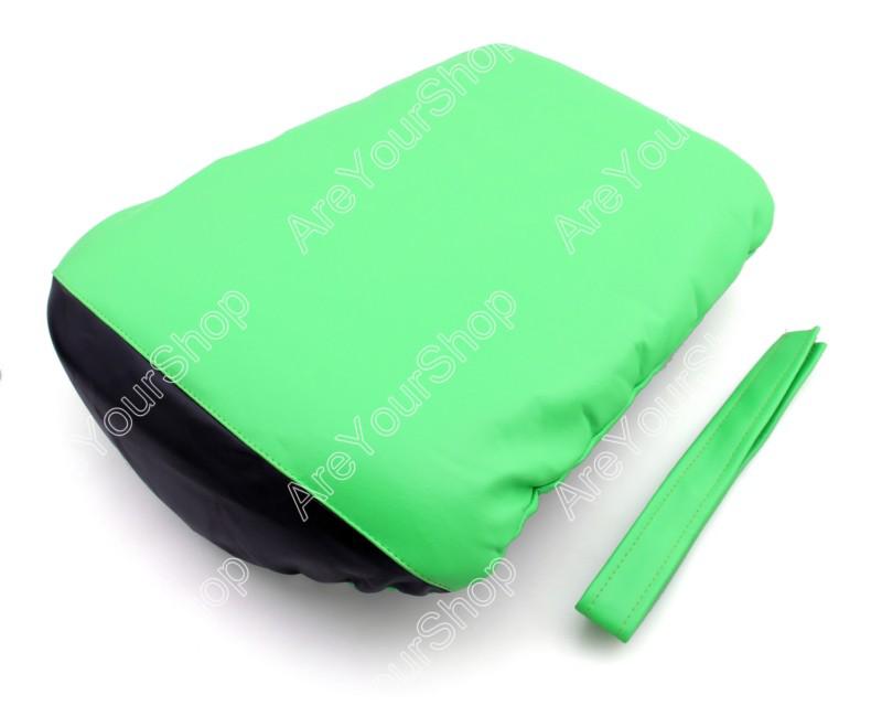 Passenger rear pu leather seat cowl cover pillon yamaha yzf r1 2002-2003 green