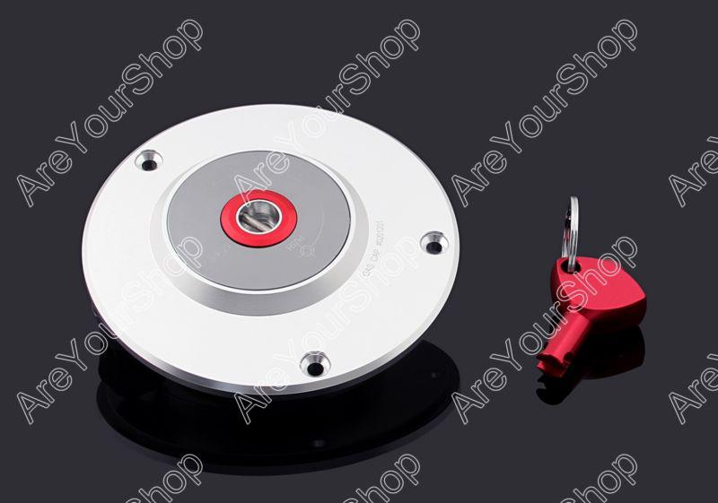 Key lock fuel gas cap suzuki gsxr 600 750 1000 1300 sv650 tl1000r/1000s sil/gr