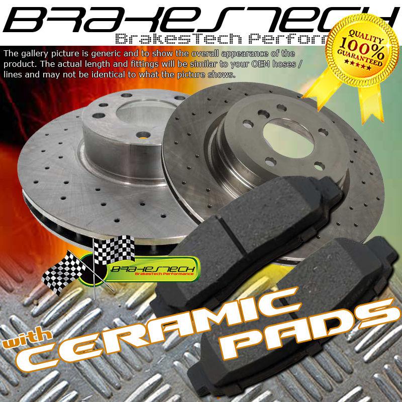 Pontiac montana 4wd (2005) rotors & ceramic pads front