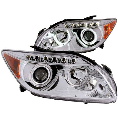 Anzo headlights projector with halo ccfl chrome for 2005-2007 scion tc 121120