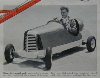 Midget car engineering hot to plans and build info